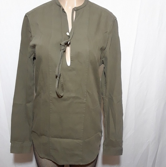 ASOS Button Long Sleeve Tunic Shirt - Picture 1 of 8
